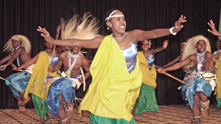 Rwandan dancers.  File photo