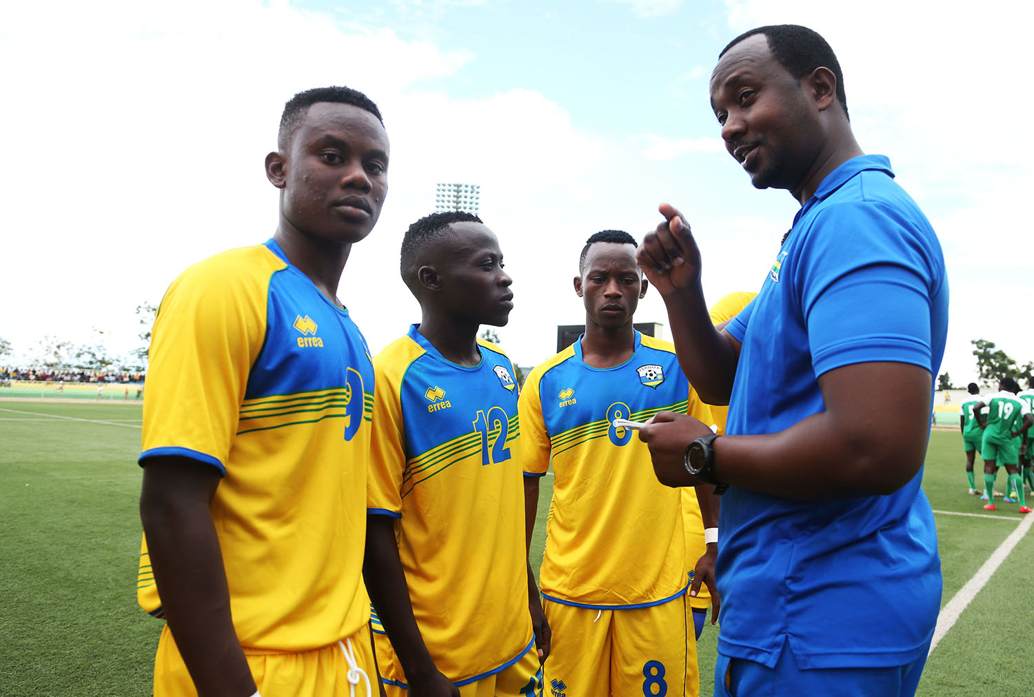 Vincent Mashami (right) is the new Amavubi head coach. Sam Ngendahimana.