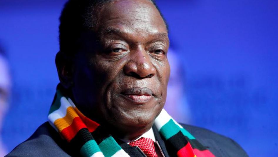 Zimbabwe's President Emmerson Mnangagwa. Net photo