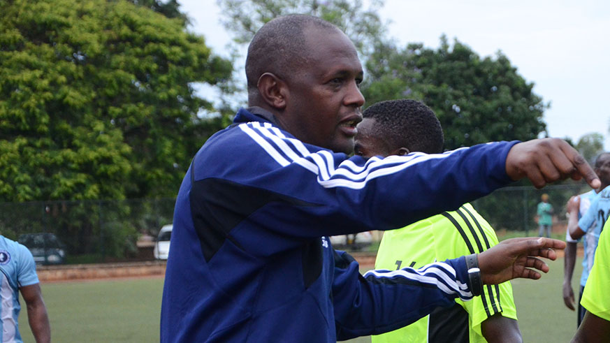 New Musanze coach  Emmanuel Ruremesha. Sam Ngendahimana.