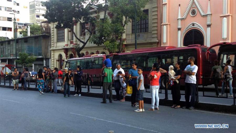 An earthquake measuring 7.3 on the Richter scale jolted 20 km NW of Yaguaraparo, Venezuela on Tuesday, the U.S. Geological Survey said. (Xinhua/Boris Vergara)