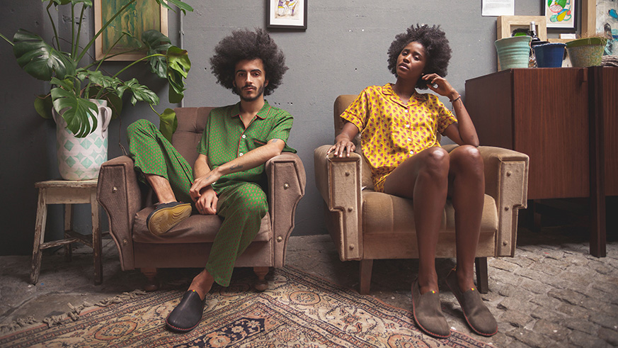 Walls of Benin loungewear.  Net.