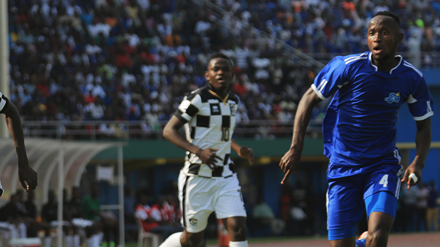 Rayon Sports defender Thierry Manzi will miss the clash against Gor Mahia .Sam Ngendahimana.
