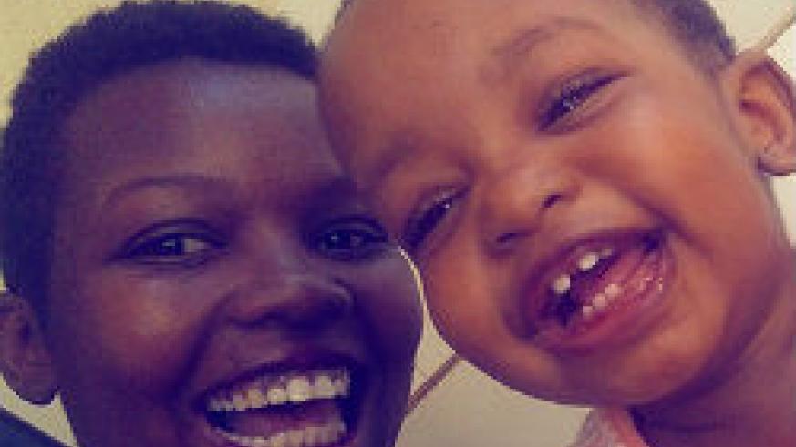 Nasra Bishumba and her Kwezi. File.