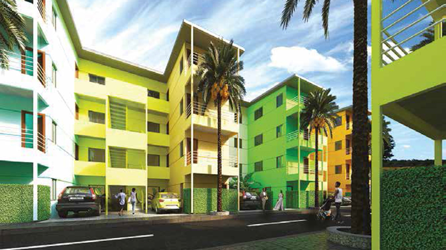 An artistic impression of the Ndera Affordable Housing Projet. Courtesy.
