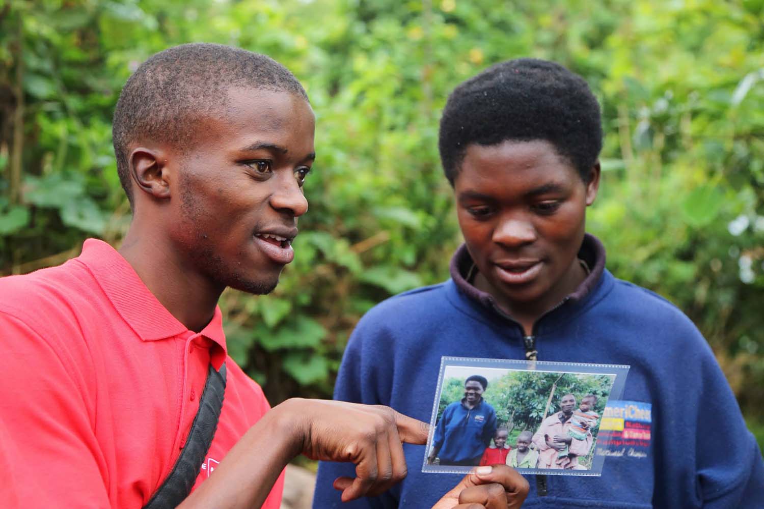 Habumugisha (left)  participated in 2014â€™s The Photo Project in the country. Courtesy photos