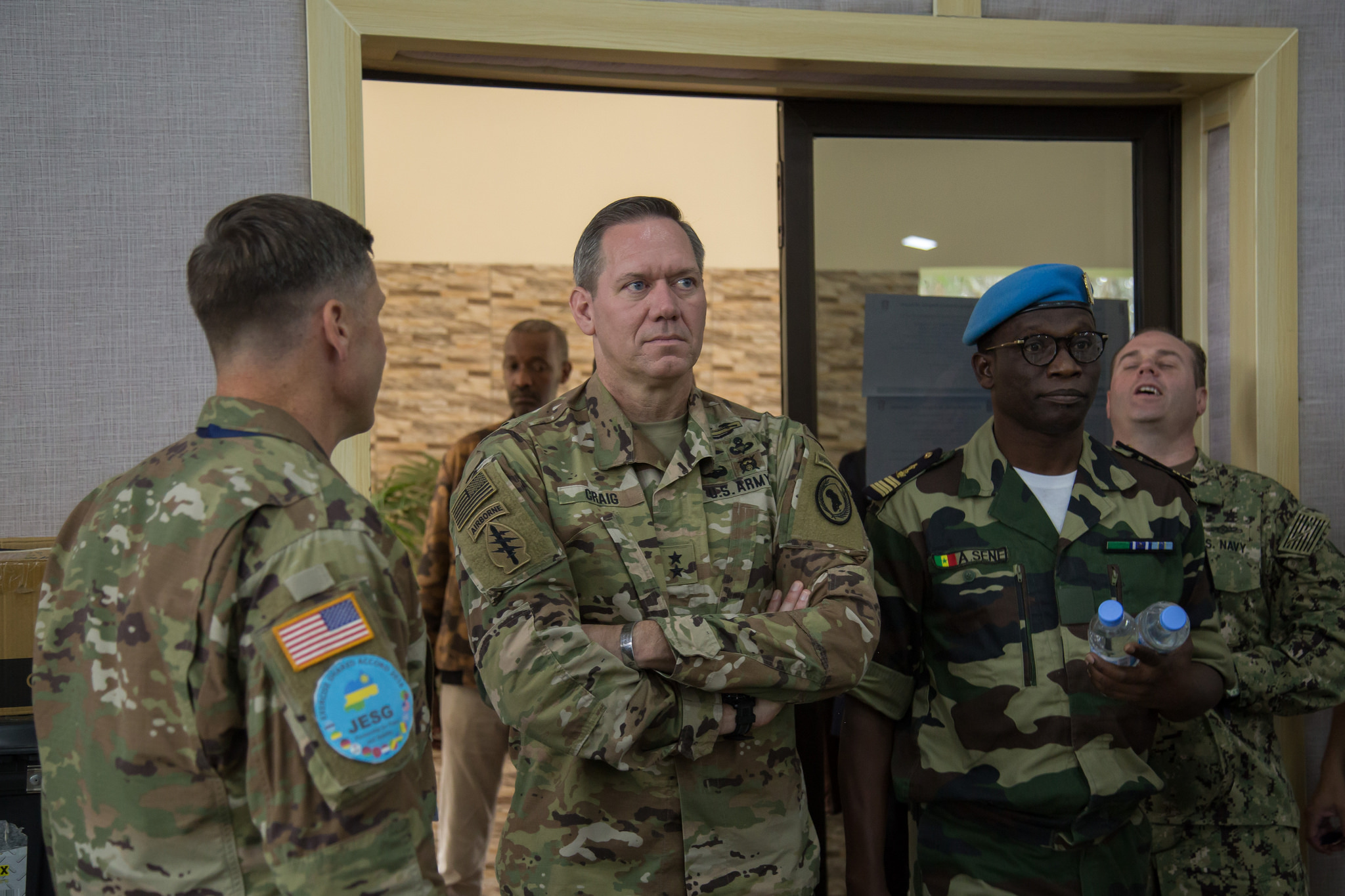 Army Chief of Staff, Lt Gen Jacques Musemakweli, speaks during the closing ceremony of the two-week Command Post Exerciseâ€˜Shared Accord 2018 at Rwanda Military Academy-Gako, Bugesera District on Tuesday. / Nadege Imbabazi
