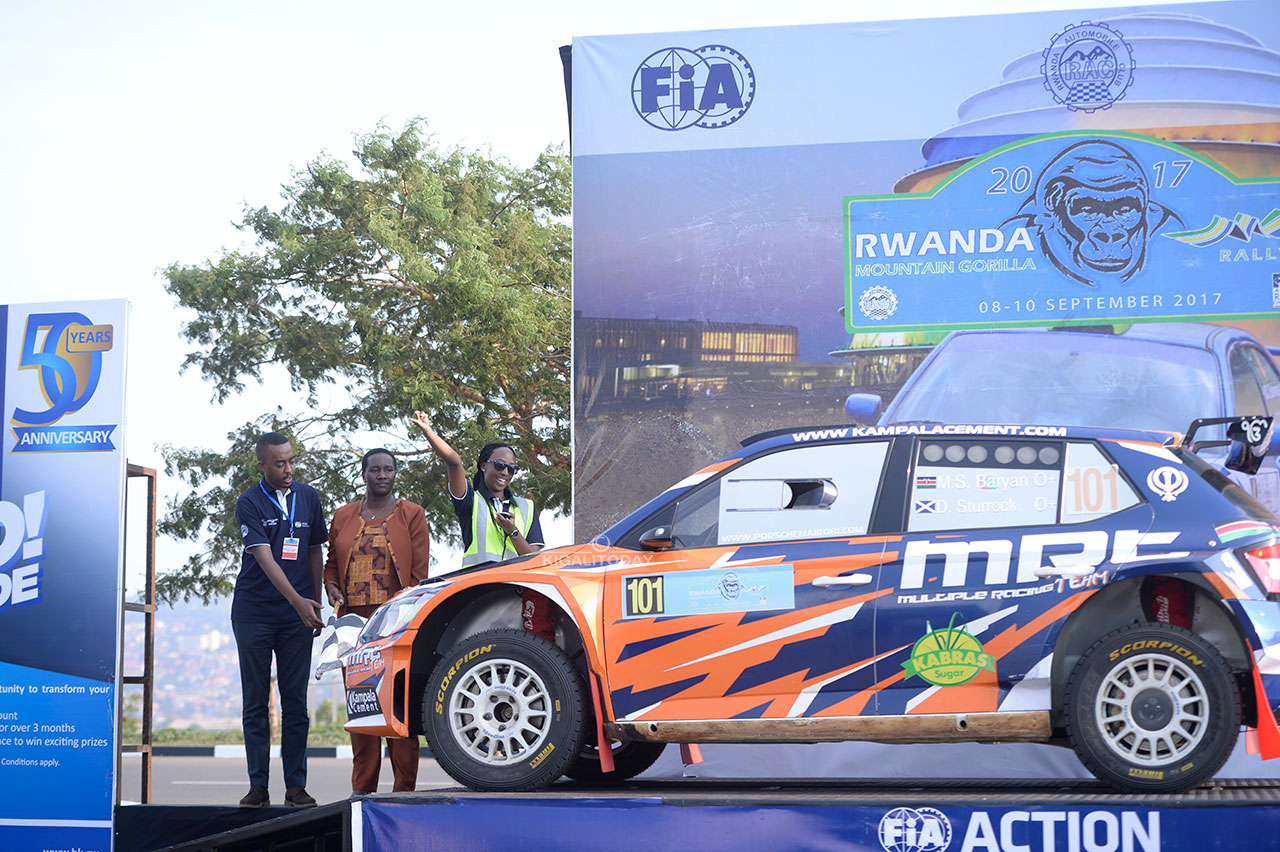 Rwandau2019s Mountain Gorilla Rally is the seventh and last race on the African Rally Championship. File photo.