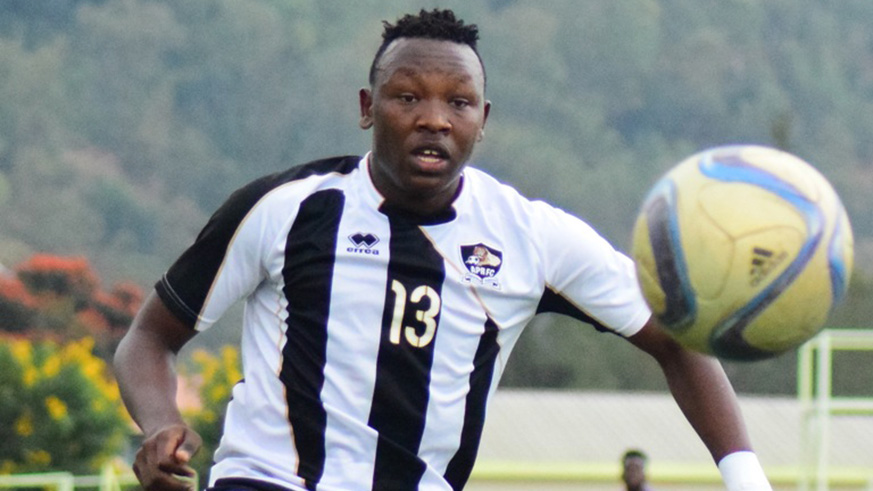 Aimable Nsabimana is expected to sign a one year contract with Minerva Punjab today, which will make him the first Rwandan footballer toplay in India. File photo.