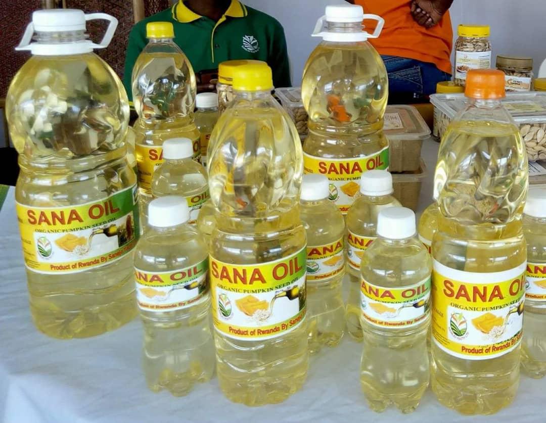 Cooking oil in different quantities. Joan Mbabazi