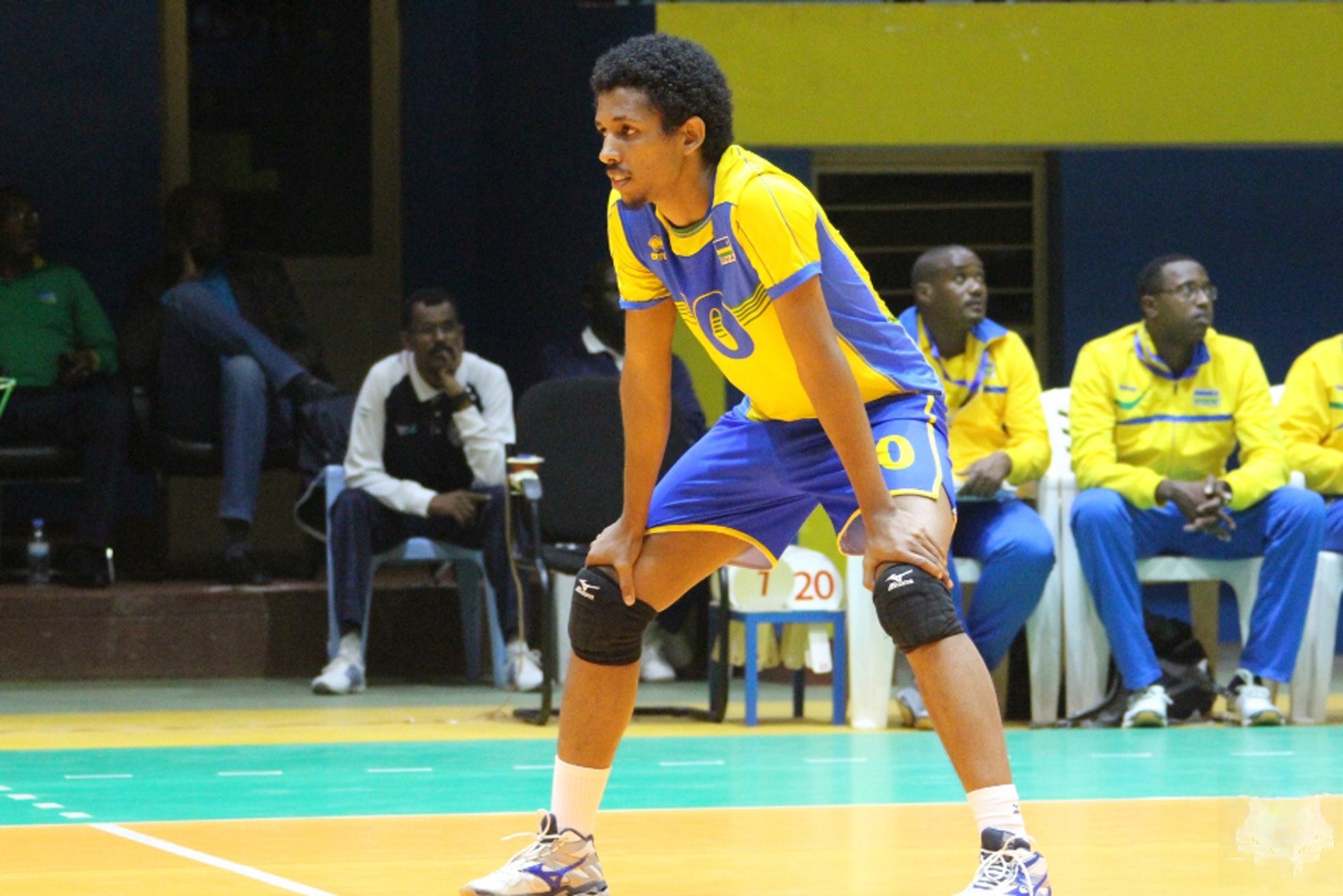 Ivan Nsabimana Mahoro, 24, is Rwandau2019s national volleyball team first-choice setter since 2014. File photo.