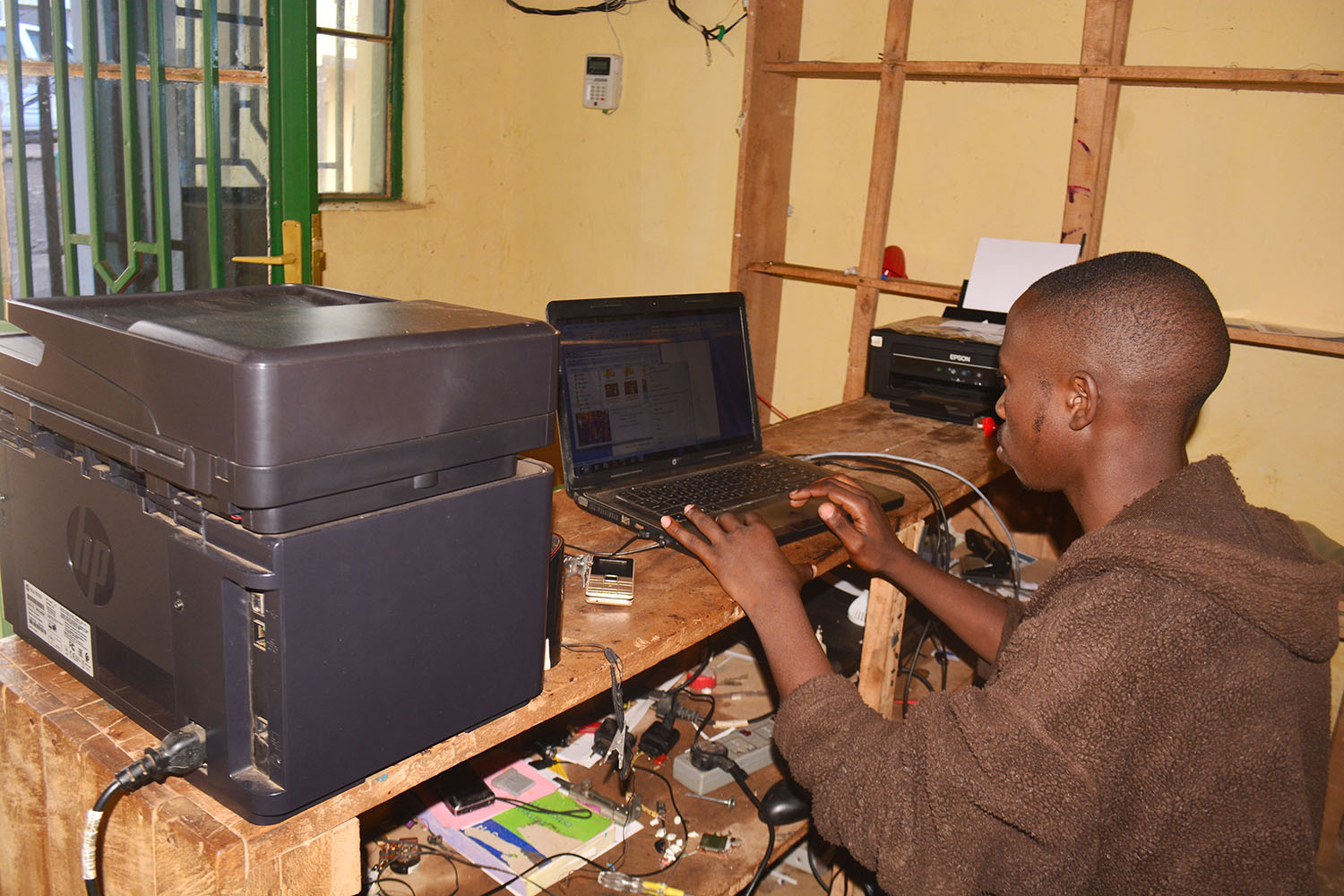 Photocopying services have been established in Bweyeye.