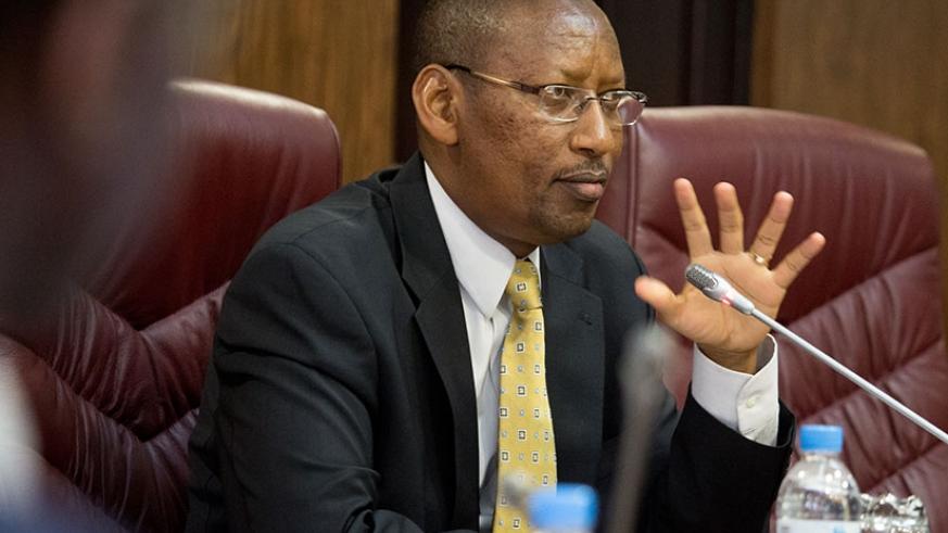 John Rwangombwa, central bank governor. File