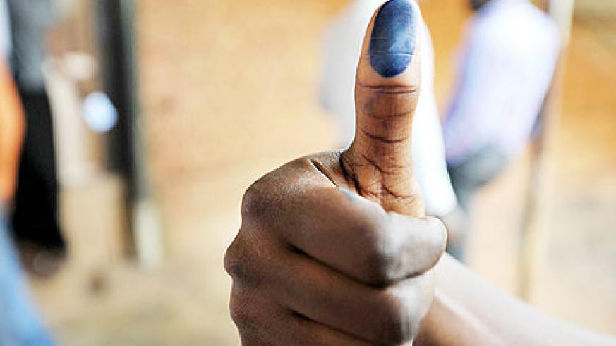 Many Rwandans took part in the polls both in the country and abroad. File photo