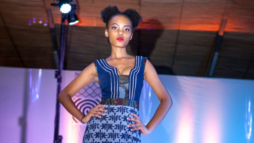 One of the African print design that left crowd mesmerized