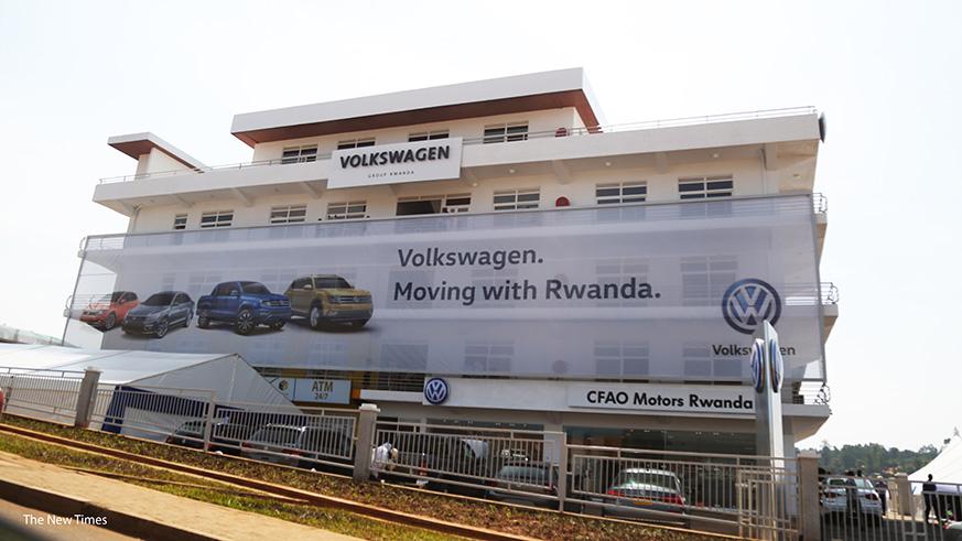 Volkswagen headquarters at the Kigali Special Economic Zone. File.