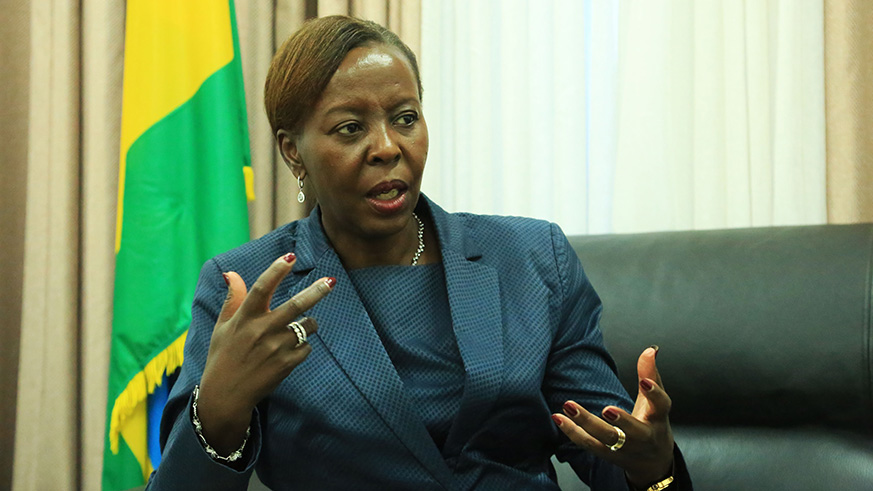 Mushikiwabo speaks during a past interview. She is chairing the African Union Executive Council meeting in Addis Ababa this week. Sam Ngendahimana.