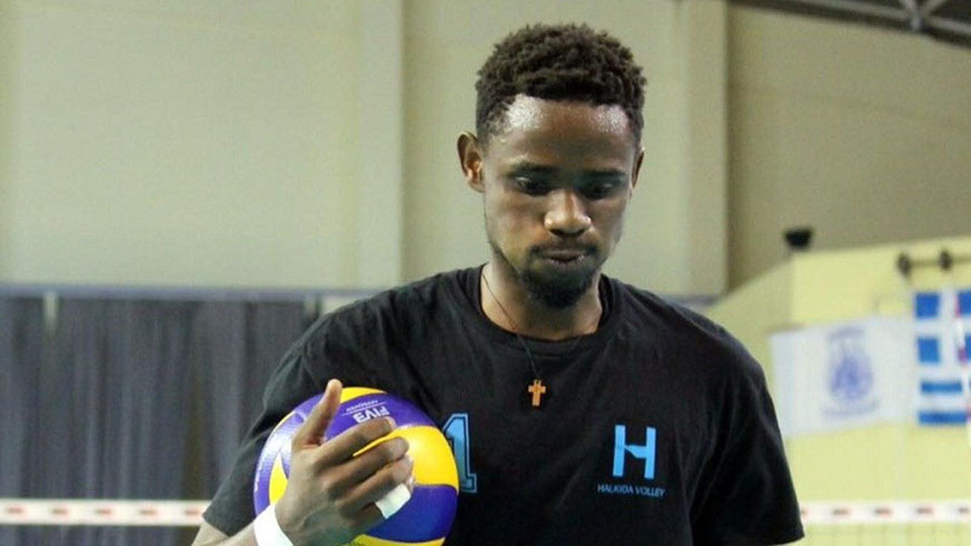 Yves Mutabazi becomes the third Rwandan volleyball player to ply his trade overseas, along with Lawrence Guma Yakan in Japan and Fred Musoni in Finland. File photo.