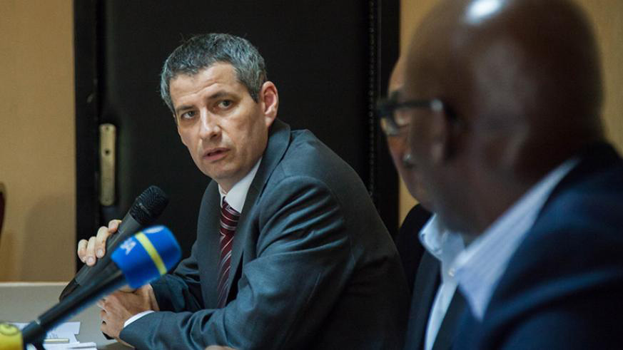 REG CEO Ron Weiss speaks during a past news conference. File.