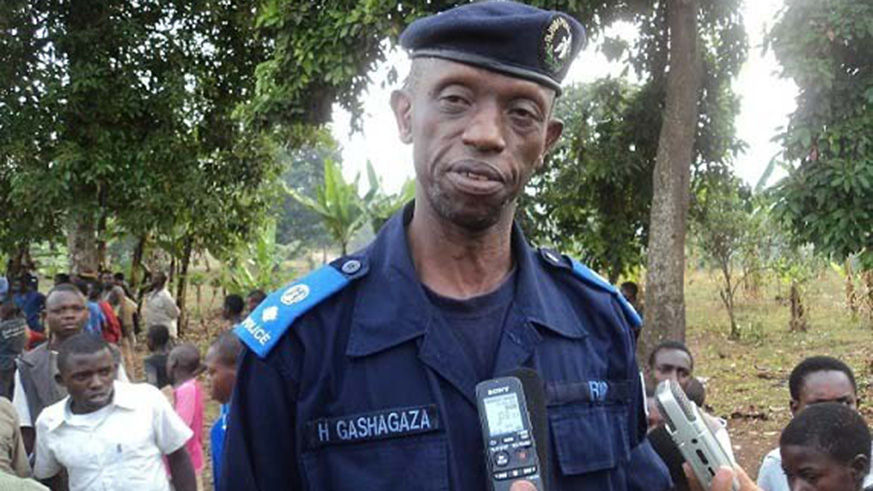 Chief Superintendent Hubert Gashagaza was on Tuesday morning found dead in a car and authorities suspect he could have been strangled. (File)