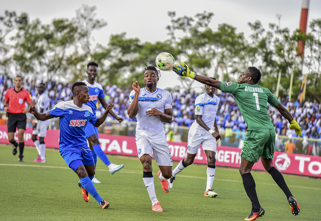 Enyimba held Rayon Sports to a goalless stalemate, in the first-leg, at Kigali Stadium last Sunday. File photo