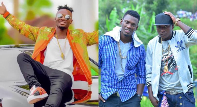 Bongo Fleva artiste Beka Flavour (left) whose 2017 Sikinai was plagiarised by Dream Boys (right) in their new song Romeo and Juliette. Net.