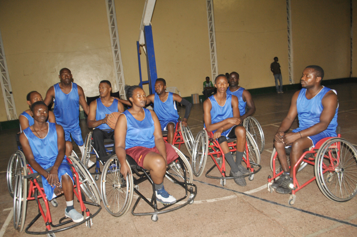 Vision Wheelchair Basketball Team. 