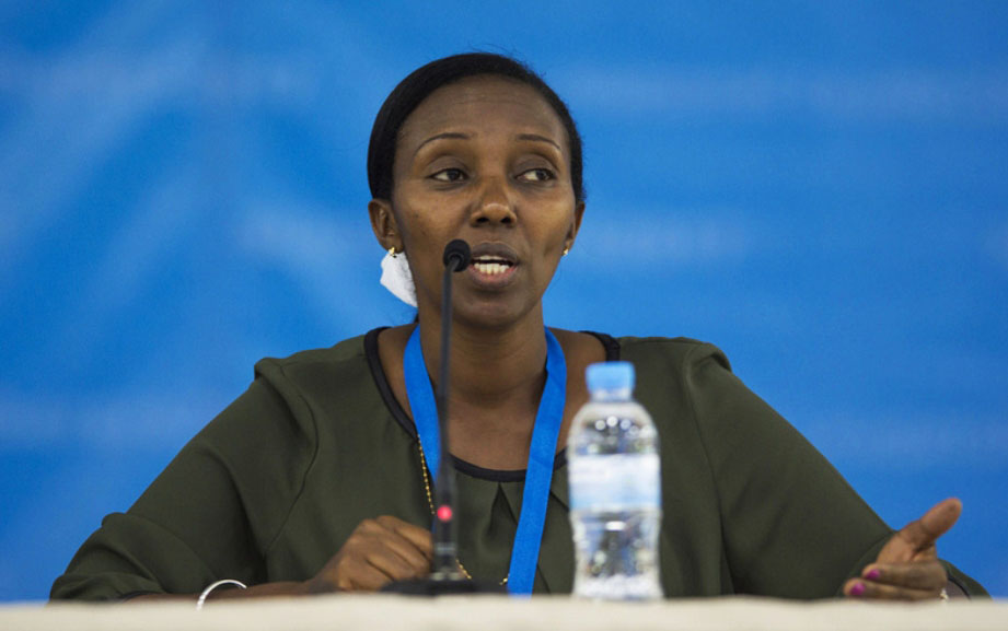 Colette Ruhamya, Director General of the Rwanda Environment Management Authority. File.