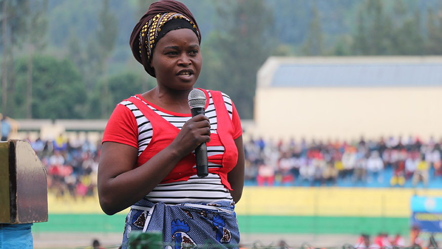 Francine Nikuze gave a testimony on how she used to swim through Lake Kivu with drugs.