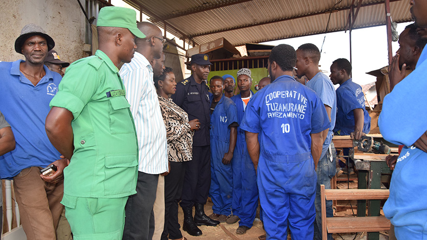 Tuzamuranecooperative in Nyarugenge District is composed of former drugs and alcohol addicts