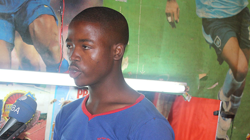 Jean De Dieu Hanyurwumutima, 22, started shaving as result of electricity. 