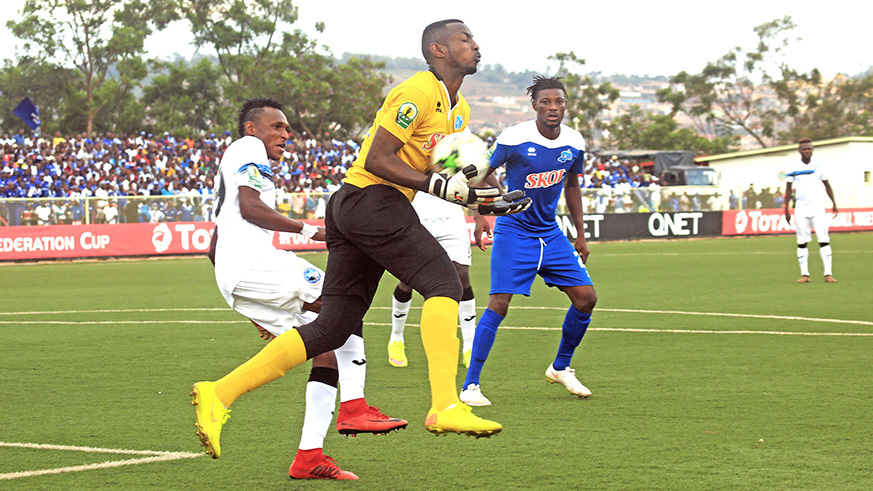 Rayon Sports goalkeeper Abouba Bashunga is among 27-man Amavubi provisional squad set to start training next week. (Sam Ngendahimana)