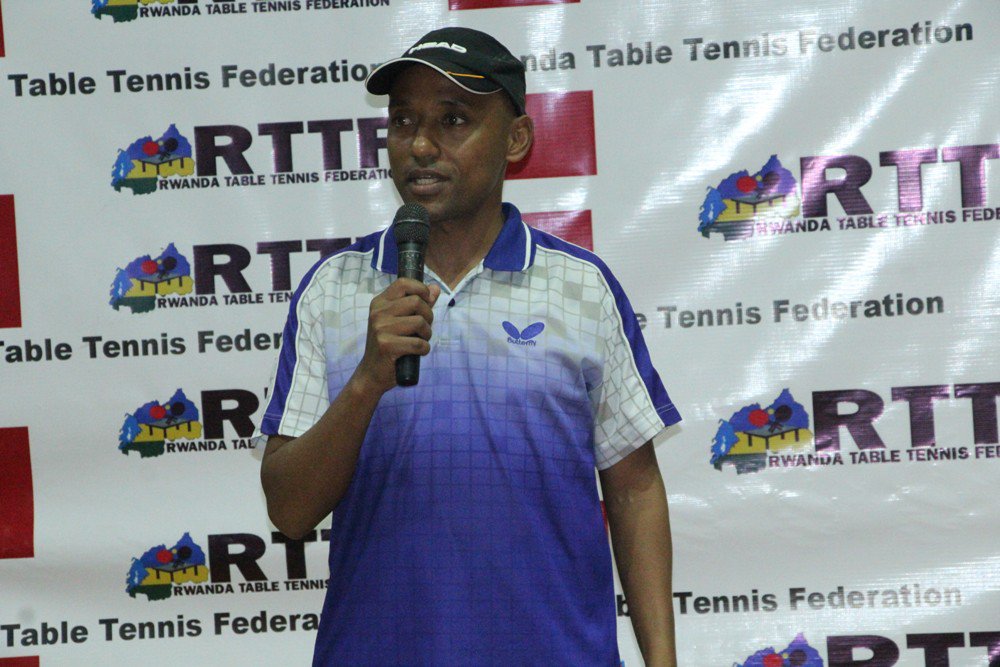 Jean Bosco Birungi, the president of Rwanda Table Tennis Federation. File photo.