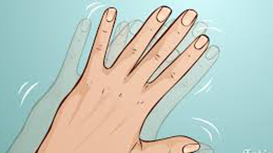  Everyone, even people who are healthy, has a little bit of shaking of the hands.