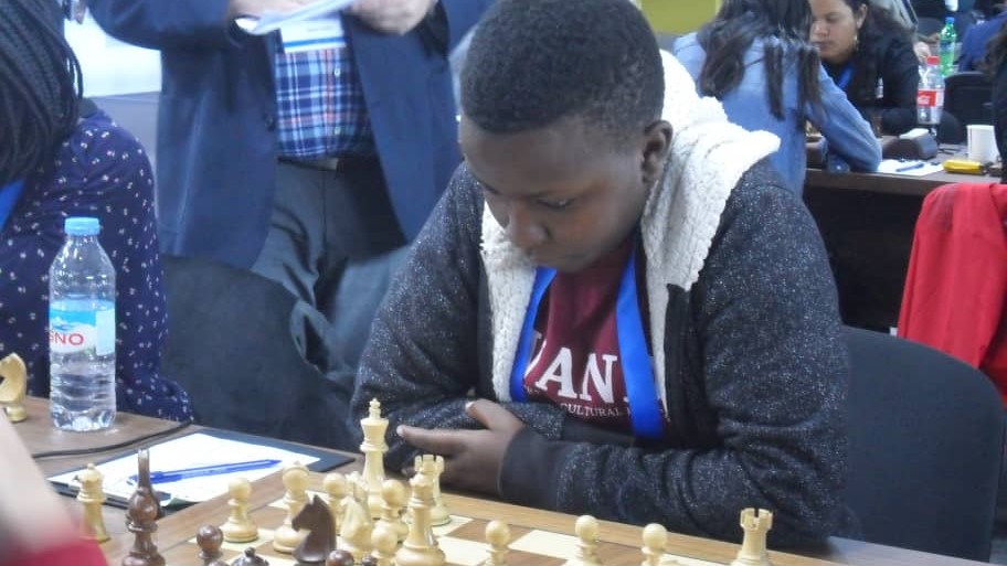 Joselyne Uwase, 15, has won three games so far and two more wins would earn her a World Chess Federation (FIDE) title â€“ making her the first Rwandan female player to get it. Courtesy