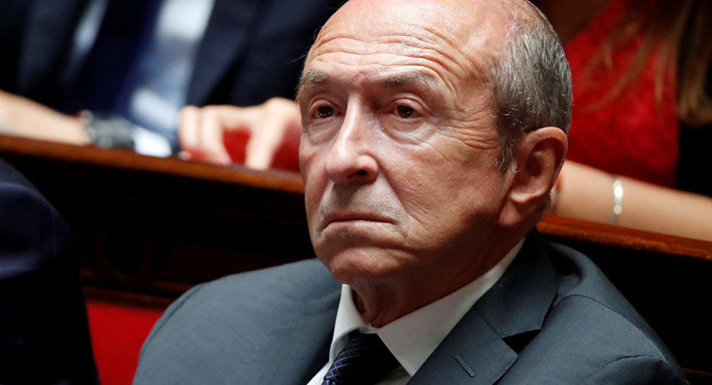 French interior minister Gerard Collomb. / Intenet photo