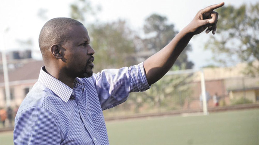 Andre Casa Mbungo joined Kiyovu SC in August last year shortly after parting company with Sunrise FC. He also previously coached AS Kigali and Police FC in the topflight league. File photo.