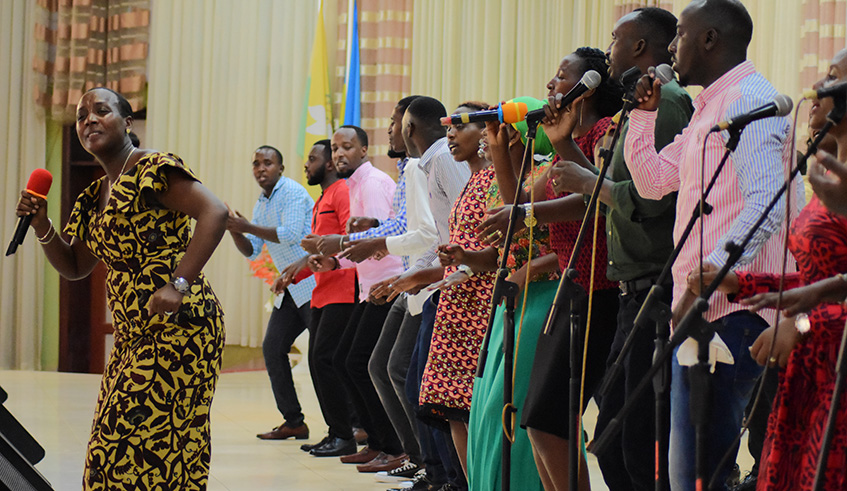 Different choirs treated gospel music fans to an action packed concert at  the â€˜Praise and worship explosionâ€™ concert.