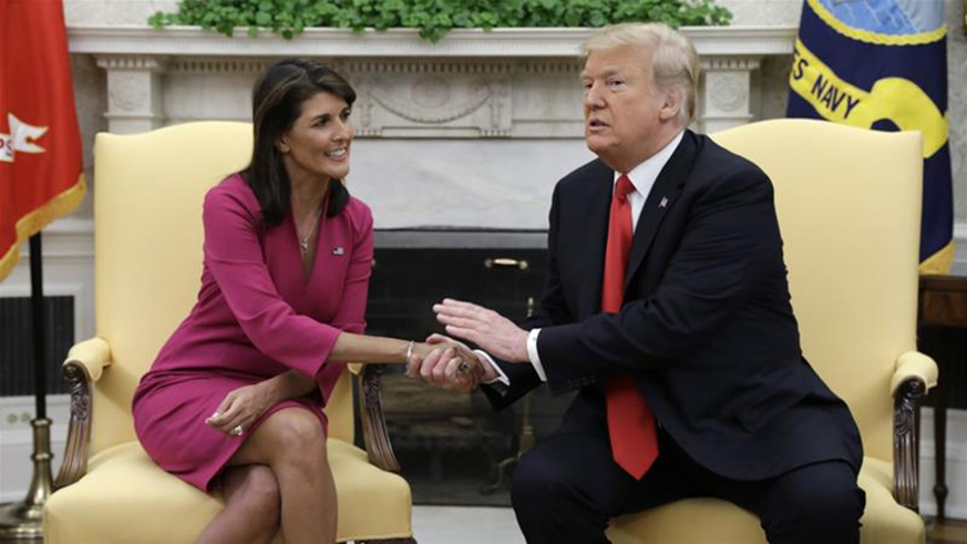 Haley is the latest in a string of high-profile firings and resignations from the Trump administration