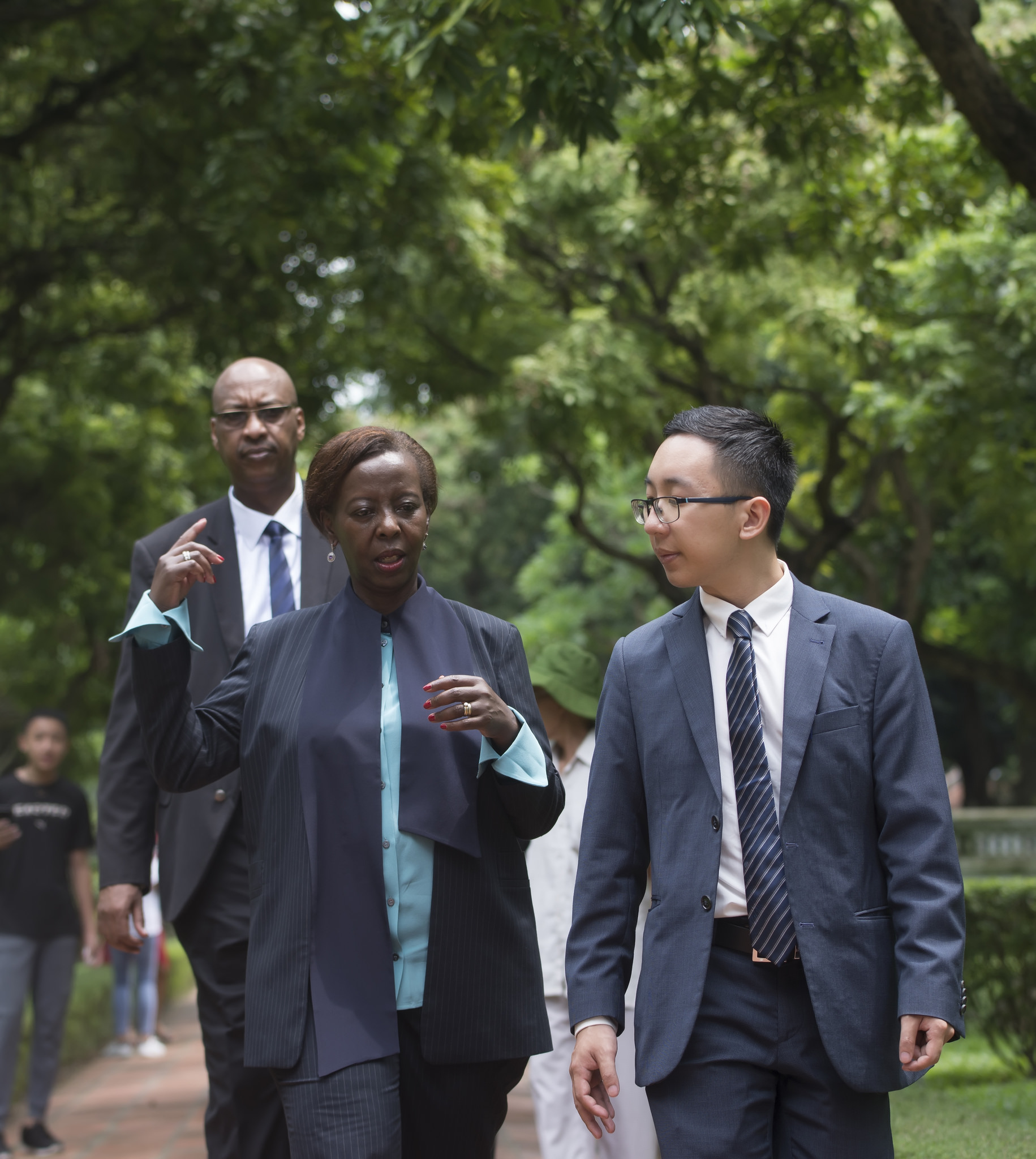 Foreign Affairs Minister Mushikiwabo visits Vietnam on her campaign trail.