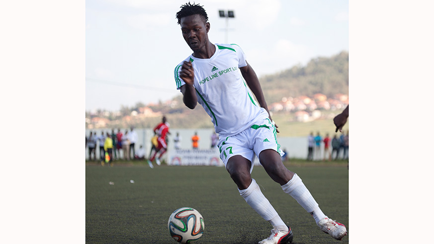Former SC Kiyovu forward Andre Lomami has recently joined AS Muhanga. Sam Ngendahimana.