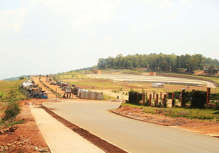 The New Kigali Cultural Village that is under construction at Rebero in Kicukiro District. Sam Ngendahimana.