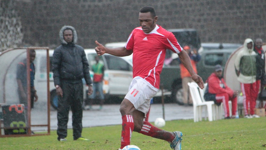 Former Rayon Sports striker Bokota Labama joined Musanze FC in Janaury this year from Uganda side URA. File photo.