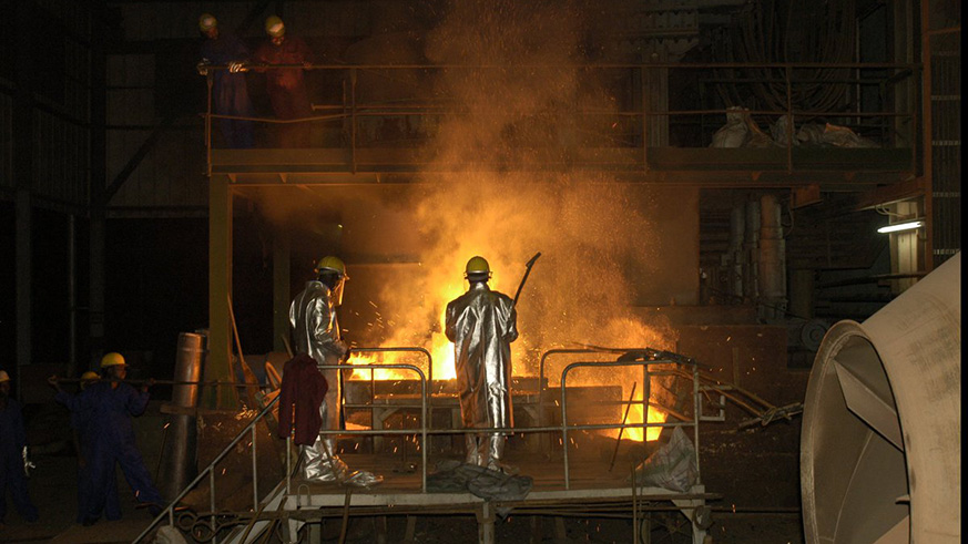 Karuruma Tin Smelter in Gasabo District. Nadege Imbabazi. 