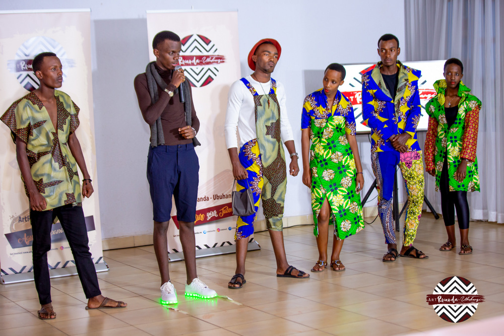 L-R: Kennedy Mazimpaka, Sandrine Isheja, and Danny Vumbi  were among the judges of the Art Rwanda-Ubuhanzi. 
