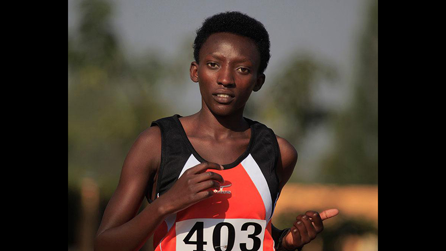 APR Athletics Club runner Marthe Yankurije claimed bronze in womenu2019s half marathon at the one-day event in Dar es Salaam, Tanzania. (File photo)