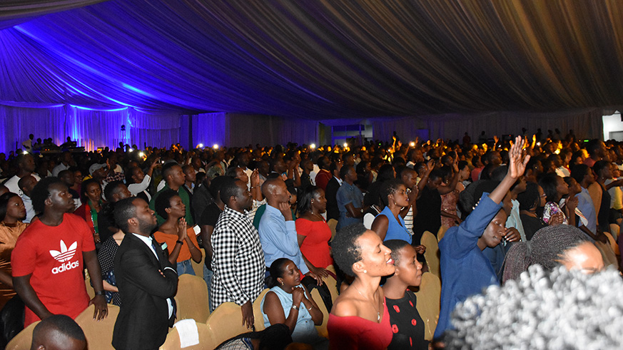 The concert was well attended.