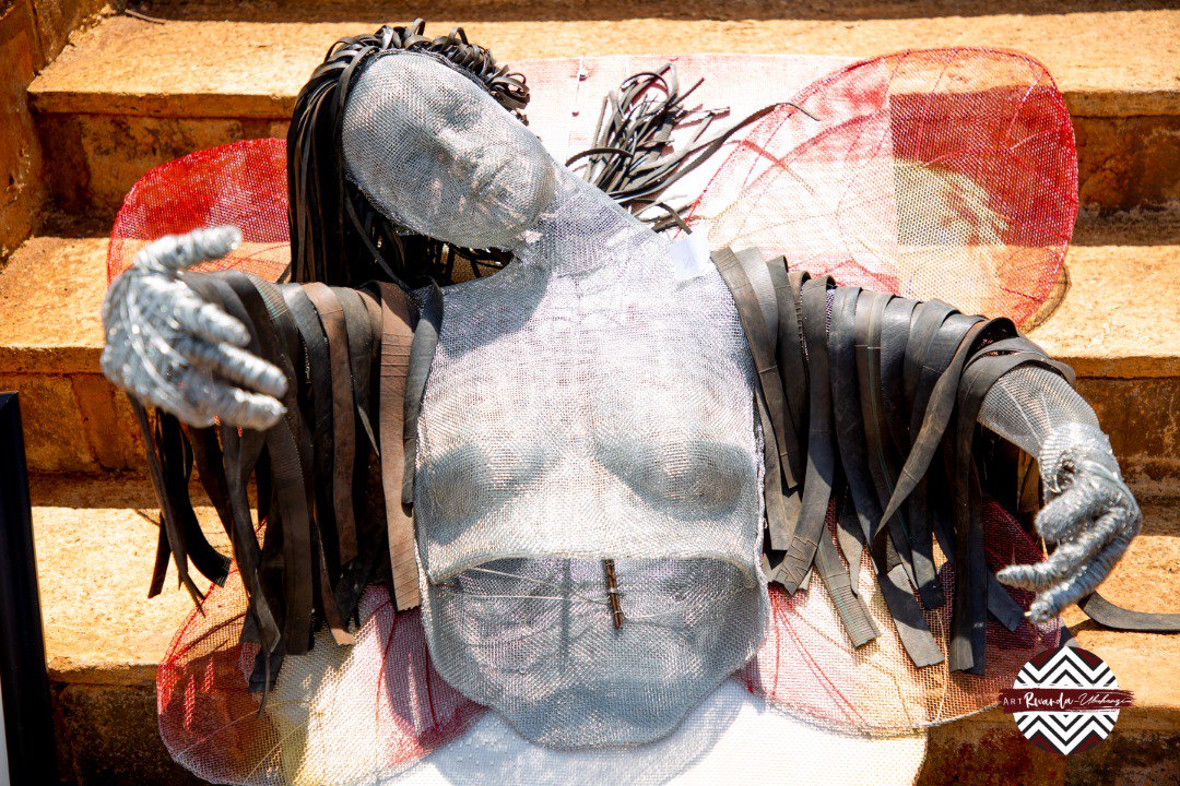 One of the artworks showcased during the Art Rwanda-Ubuhanzi pre-selection.