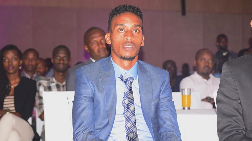 Rayon Sports' left-back Eric Rutanga was named on the 11-man team of the season. / Courtesy