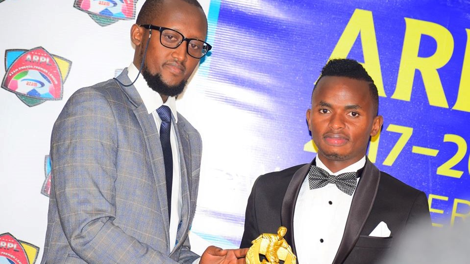 Rayon Sports and Amavubi midfielder Kevin Muhire, 20, was voted as the Youngster of the Year. / Courtesy